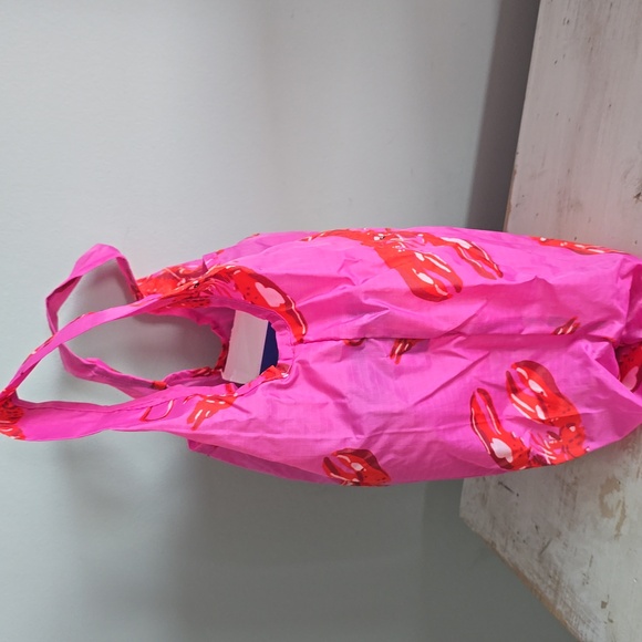 BAGGU Pink Lobster Reusable Tote - Picture 5 of 8